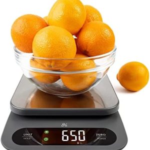 Greater Goods Digital Food Scale | High-Capacity 10kg/22lb | Stainless Steel Platform | Precision 1g | Ideal for Baking,